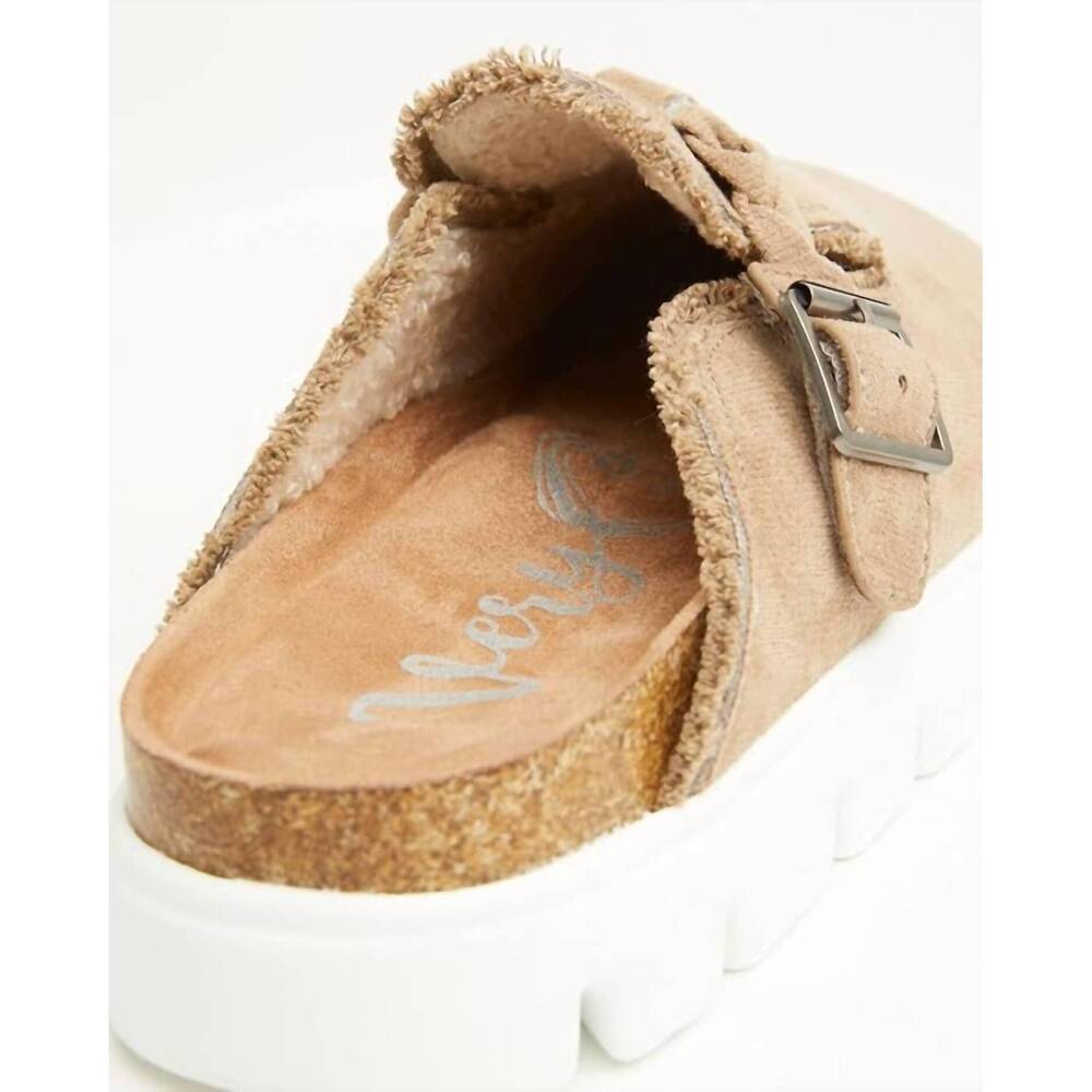 NEW VERY G women's cali slip-on casual clog in taupe - Picture 4 of 5